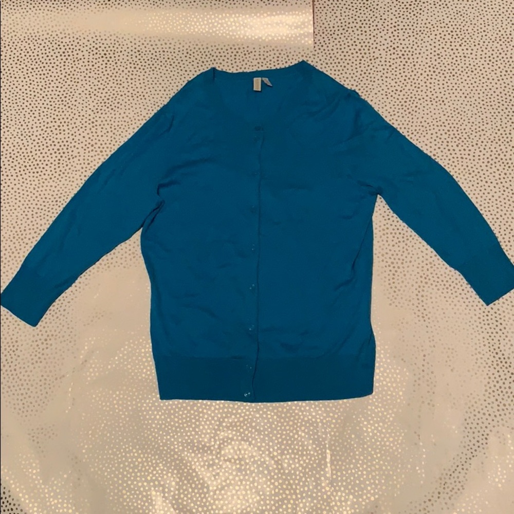 Madison blue cardigan